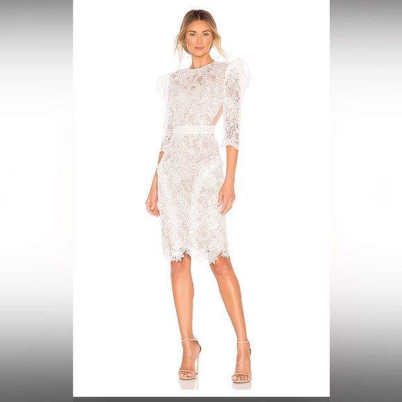 Bronx and Banco Madeleine Dress in White - Picture 1 of 4